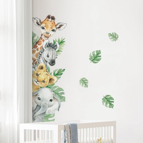 Vrolijke Dieren Muursticker Set