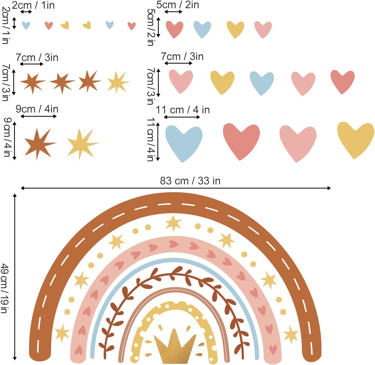Muurstickers - Regenboog