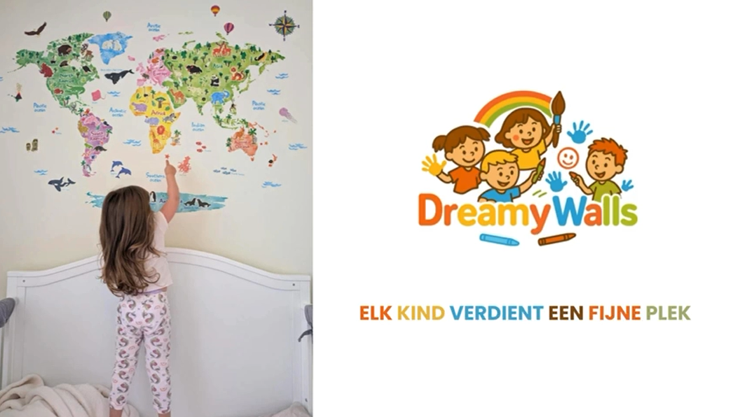 Video laden: Video over muurstickers voor kinderkamers van Dreamywalls